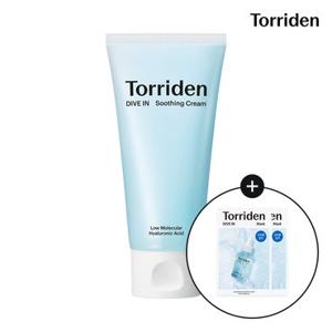 토리든 (튜브형) 다이브인 저분자 히알루론산 수딩크림 100ml (정가 24,000원) + 다이브인 수딩크림 2ml * 2