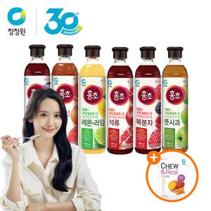 청정원 홍초 900ml 6종 3개 골라담기+(증정)고구마츄60g