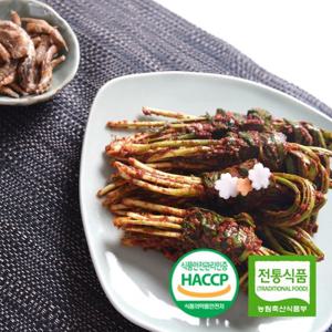 [산정마을]익을수록 깊은맛이 나는 전라도 부추김치 1kg