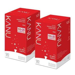 [카누]카누 윈터 블렌드 미니 아메리카노 120T X 2개 원두 커피 (42221893)