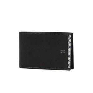 닥스 액세서리 남성 [스테디셀러] 블랙 로고장식 소가죽 반지갑  (WBWA5E101BK)
