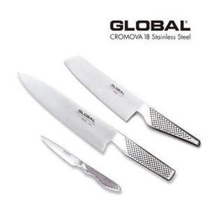 [정품] 글로벌나이프 G-2538 3종 세트 G-2 & GS-5 & GS-38 주방칼 평생 AS