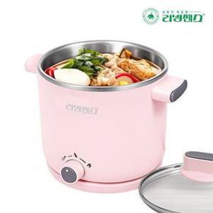 리빙센스 멀티 쿠커 1.5L 라면 포트 전기 만능 냄비 핑크 LSP-3115PK