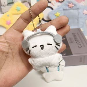 bookaz 헤드셋 눈물 울보 고양이 키링 02.헤드셋냥이