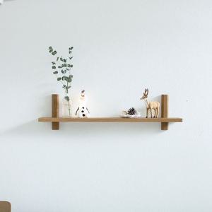 오크 원목 벽선반 _ 우드 인테리어 선반