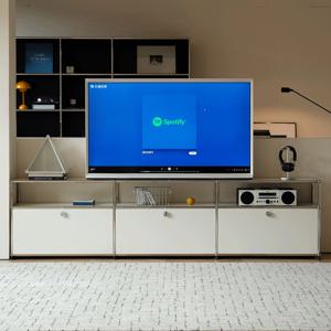 B-edition UMC 모듈 스테인리스 와이드 거실장(선반형) 12colors(주문제작)