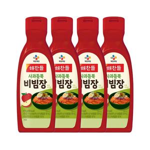 해찬들 사과듬뿍 비빔장 470g x4개