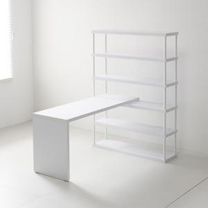 미니멀 디자인 5단 와이드 책장+책상 세트(120cm 6색) DESK 중등고학년 h형