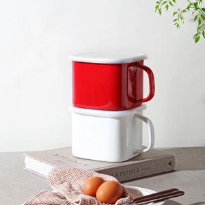 인덕션 사각 캐니스터 법랑냄비 2.2L (2color)