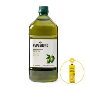 [올레샷]엑스트라버진 올리브오일 2L + NFC 착즙 레몬즙 1L(증정)