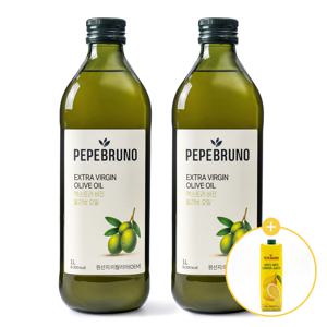 [올레샷]엑스트라버진 올리브오일 1L X 2 + NFC 착즙 레몬즙 1L(증정)