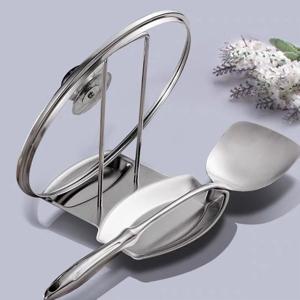 스텐 조리도구 받침대 냄비뚜껑 국자받침 도마 주방도구 거치대 보관 정리대