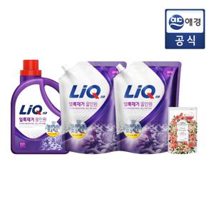 리큐 얼룩제거 올인원 2.7L(용기)+2.1LX2(리필)+증정1개