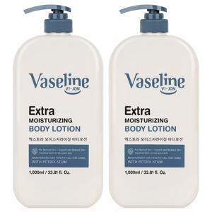 바세린 대용량 바디로션 1000ml 2개