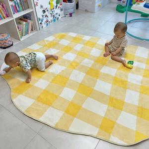 체크러그 3color 원형러그 체커보드러그 거실러그 옐로우러그 러그제작