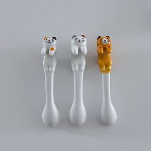 애옹이 도자기 카페 주방 커피 스틱 티스푼 3종