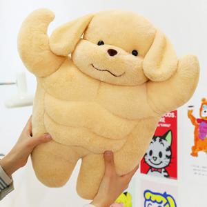 귀여운 강아지인형 근육 헬스선물 쓸모 쓸데없는 웃긴 선물 50cm