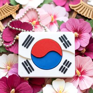 태극기 클리커 키링 열쇠고리 가방고리 백참 에어팟 버즈 자동차 패션 소품 선물