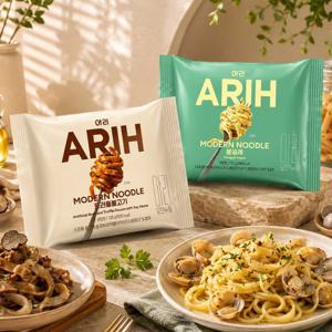 ARIH 아리 모던누들 봉지면 16개입 (봉골레 8개 + 트러플 불고기 8개)