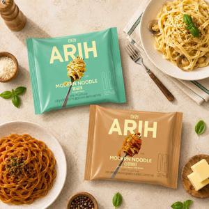 ARIH 아리 모던누들 봉지면 16개입 (봉골레 8개 + 간장버터 8개)