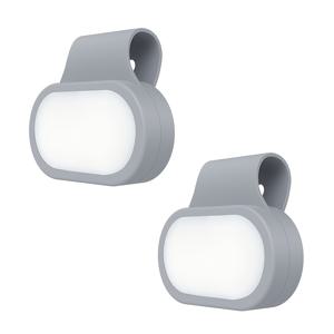 TEMU LED 무드등 2개, USB 고속 충전, LED 조명, 4가지 조명 모드: 지속형 백색광 및 깜빡이는 적색광, , 아웃도어 스포츠, 야외 산책에 이상적