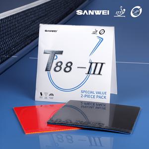 TEMU 산웨이 T88-III 전문가용 탁구라켓핏팅 2개, 훈련 및 대회용, 고속 회전 핑퐁 교체용 스펀지 시트, 상급자용 라켓 액세서리, 훈련 및 경기용