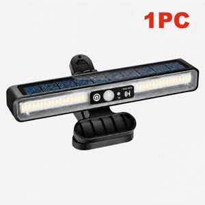 TEMU 다기능 태양광 클립형 야외 조명, 모션 센서 감지, 모드, 초고휘도 LED, 자동 작동, 태양광 방식, 클립 및 자석 이중 설치, 울타리, 안뜰, 차고, 파라솔, 데크, 캠핑, 보안용
