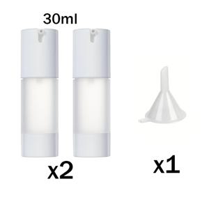 TEMU 3개 15/30ml 빈 리필형 병, 깔때기 포함으로 쉬운 리필, 여행용 파운데이션 용기, 메이크업 펌프 병, 핸드 산itizer, 토너, 젤, 헤어 오일, 로션 및 크림에 적합, 무광 마감