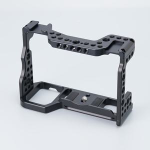 JLWIN 알루미늄 합금 카메라 케이지 확장 쉘 프레임, 콜드 슈어 포함, Sony A9 / A7RIII / A7III와 호환 가능, Arca 표준 마운트, 배터리 없음, 전자 접근 키트 없음