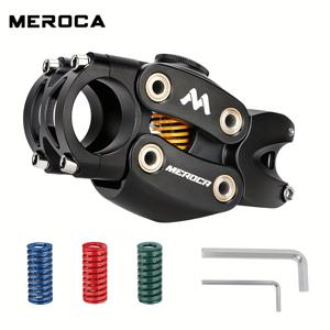 TEMU MEROCA 자전거 4링크 쇼크 스템 31.8*90MM 알루미늄 합금 XC 그레이브 로드 산악 자전거 라이저 서스펜션 스템