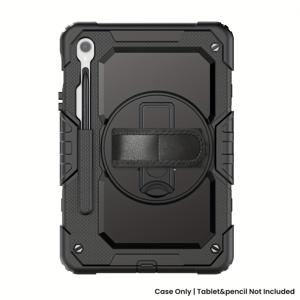 TEMU 삼성 갤럭시 탭 S10 FE/S9 FE 11인치 (2025/2023)/탭 A11 PLUS 11.0인치/탭 A11 8.7인치 케이스. 핸드 스트랩 보호 케이스, 회전식 스탠드, 조절 가능한 손목 스트랩, 낙하 방지, 충돌 방지, 구부러짐 방지 스트랩, 숄더 스트랩
