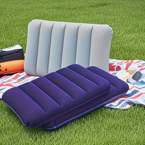 TEMU 성인용 에어백 캠핑 베개 3개 세트 - 46.99cm X 30.48cm 속건성 PVC 사각형 디자인, 하이킹 및 비행기 여행용 휴대용 야외 쿠션