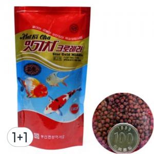 TEMU 1+1 열대어 금붕어 전용사료 240g 영양먹이 밥