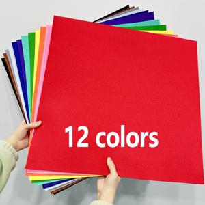 TEMU 다양한 색상의 12개 세트로 구성된 2Mm 두께의 필트 직물. 각 사각형은 50 X 50 Cm로 측정됩니다. 패치워크와 자수에 이상적인 이 직물은 DIY 공예, 학교 프로젝트, 장식, 크리스마스와 할로윈을 위한 선물로 완벽합니다.