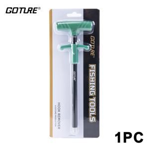 TEMU Goture 낚시 바늘 제거 도구, 9.3인치 휴대용 알루미늄 낚싯바늘 뽑개, T자형 손잡이 & 스테인리스 스틸 바늘 포함, 경량 압착식 바늘 분리기, 해수용 & 담수용, 그린