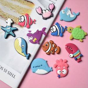 TEMU 12개 만화 해양 동물 냉장고 자석 세트, 귀여운 장식 자석, 냉장고 자석, 주방 및 사무실 화이트보드, 보관 캐비닛, 식기세척기, 주방 장식, 홈 데코, 축제 행사에 적합
