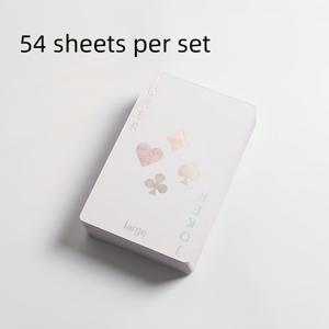 TEMU 54개 레이저 카드, 파티 테이블 게임, 할로윈, 크리스마스 선물에 적합, 핫셀링 도어 레이저 카드는 친구, 기숙사, 가정용 엔터테인먼트에 필수적입니다