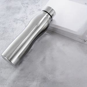 TEMU 1개 750ML 25.36/1000ML 33.81Oz 대용량 야외 스포츠 물병 (스틸 캡 포함), 휴대용 스테인리스 스틸 물컵