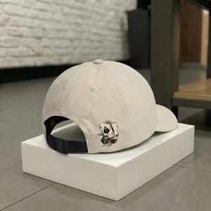 TEMU 1개 퀵 드라이 빈티지 짧은 챙 야구 모자, 남녀공용 야외 퀵 드라이 통기성 덕빌 모자, 조절 가능한 스타일 힙합 캡