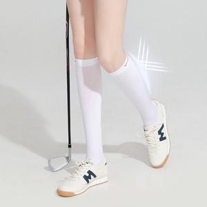 TEMU 골프양말 오버니삭스 스포츠양말 등산양말 니삭스 자외선차단 롱양말 통기성