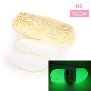 TEMU 부드러운 야광 원사 1개, 100% 폴리에스터 원사, 핸드메이드 DIY 뜨개질 및 코바늘 프로젝트용, 다양한 색상 선택 가능, 50g/1.76oz-55m/60yd