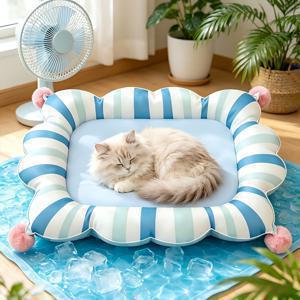 강아지 침대 쿨링 매트, 고양이 침대, 애완 동물 둥지, 수면 패드, 쿨링 매트, 고양이 매트, 아이스 매트, 여름 고양이 매트