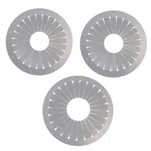 TEMU 3개 초간편 로제트 메이커 패치워크 액세서리 12Cm, 15Cm, 9Cm 재봉 공예 장식 브로치 세트 수제 리본 꽃