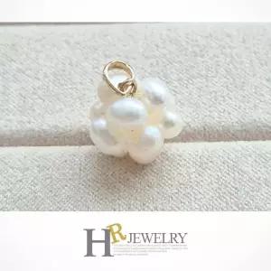 [호림쥬얼리]14K Gold 밥풀담수 히트_예쁜(HR)14K 뉴 크리스 진주 펜던트
