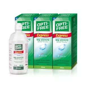 [옵티프리] 렌즈세척액 익스프레스 355ml 3개