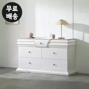 뮤에 원목 서랍장 엔틱 와이드 체스트 옷 서랍 안방