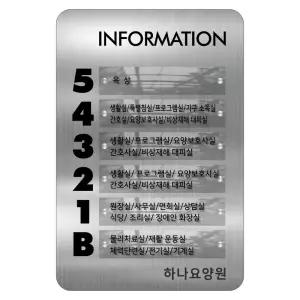 세경케이알 층별 층수 안내판 roinfor 인포메이션 건물 빌딩 표지판 표찰 팻말 명판