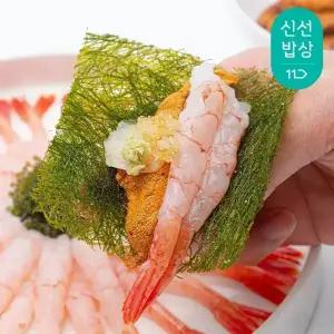 우단감 홈마카세 푸짐 SET[칠레산 우니 1팩, 단새우 60g 2팩, 감태 4g 2팩]