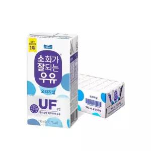 매일 소화가 잘되는 멸균우유 190ml 24개