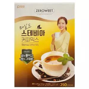 펄세스 마일드 스테비아 커피 믹스 9.5g 250개입 코스트코 무설탕 제로슈가 커피